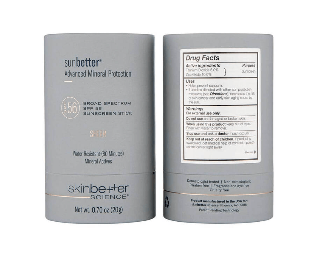 SkinBetter Science: Sunbetter Sheer Stick - SPF 56 - Meredith Lane Aesthetics